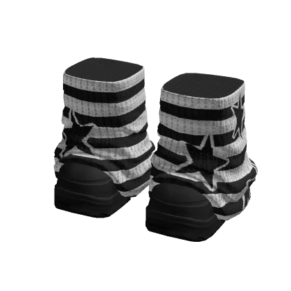 Grunge Platform Boots White