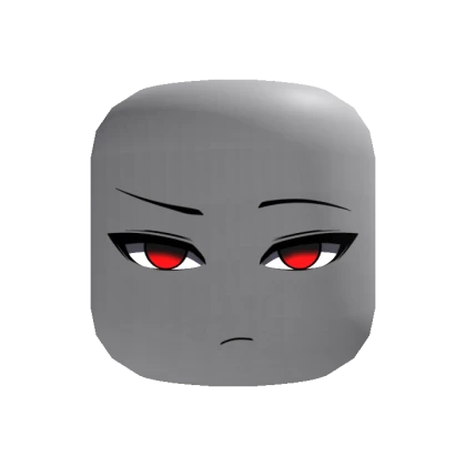 Chibi Serious Face⭐️GLOWING⭐️- RED