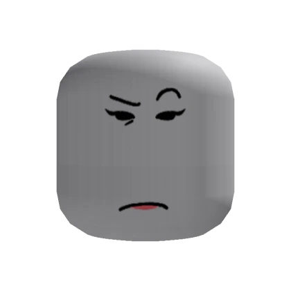 unamused woman face