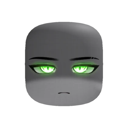 Green Shadowed Powerful Glowing Aura Face