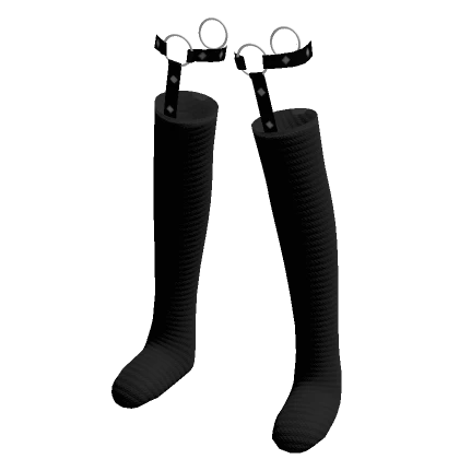 Thigh Socks Black goth