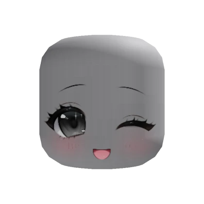 happy sweet wink kawaii chibi (recolorable)