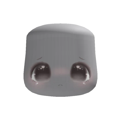 ♡︎ ꒰ Soft Chibi Sad Pout Face (Recolorable) ა