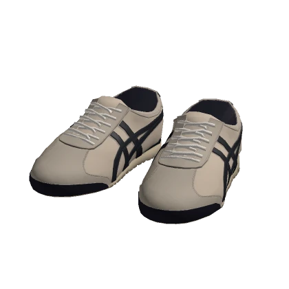 Onitsuka Tiger Shoes (Cream/Black)