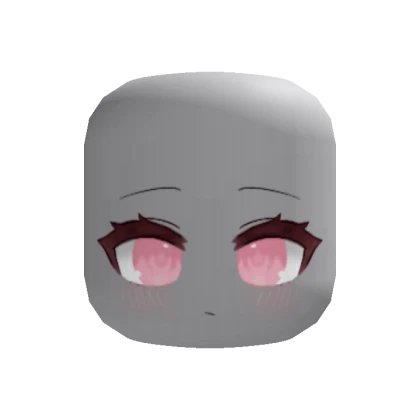 Calm Chibi Gacha Pout Cute Face (Pink)