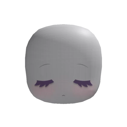 sweet sleeping chibi face (purple)