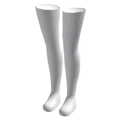Thigh Socks White