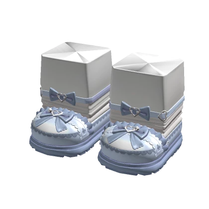 Sweetheart Sock Platforms – Blue 3.0