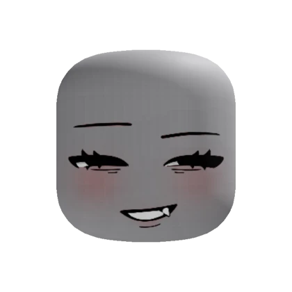 Cheeky Fang Smirk Face w/ blush