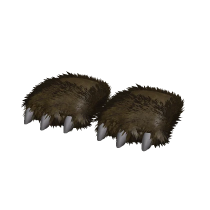 Monster slippers [Brown]