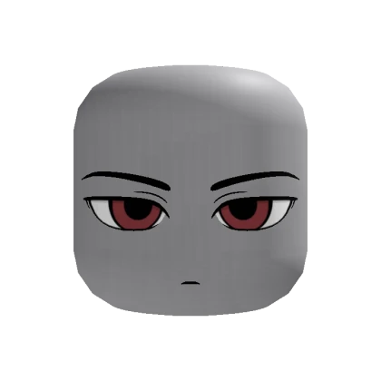 🍀Animated Sharp Intimidating Face (Red)