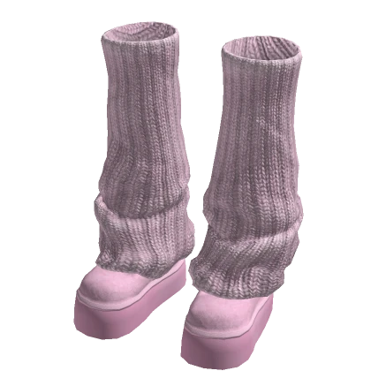 BB Pink Sweater Shoes