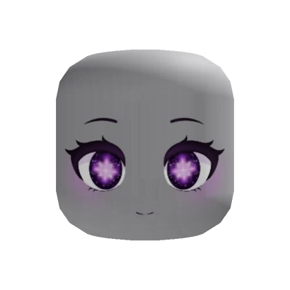 Purple Galaxy Neon Star Eyes Anime Lavander Blush