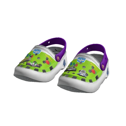 Toy Story Buzz Light Year Clogs