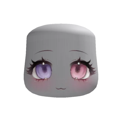 Two Toned Soft Chibi Head (recolorable)