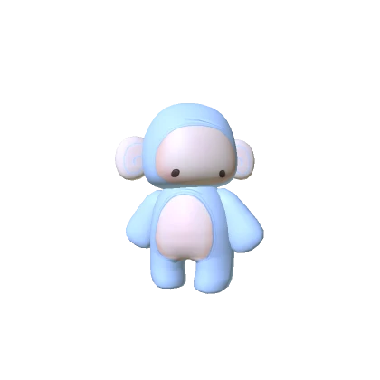 Blue Cute Baby Pet Monkey