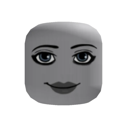 Woman Goth Emo Face Y2K (Recolorable)