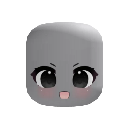 Cute Excited Happy Face (Black)