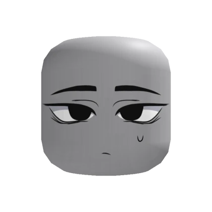 Shy Boy Face (Recolorable)
