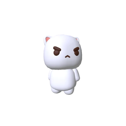 Cute Angry Cat Plushie