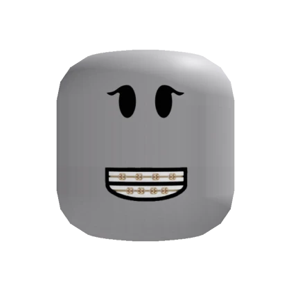 Golden Brace Girl Face (RECOLORABLE)