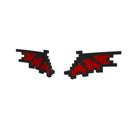 Crimson Dragon 8-Bit Wings