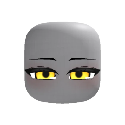 Animated Tired Chibi Eyes - Yellow