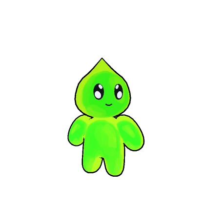 Cute Slime Boy (Neon)