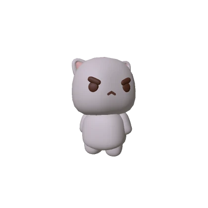 Cute Angry Cat Plushie