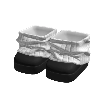 3.0 Boots Leg Warmers White Fur Slippers Shoes Y2K