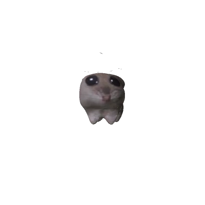 Mini Sad Hamster