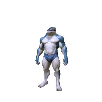 💙 Sigma Shark Man 💙 Funny Meme Troll Animal