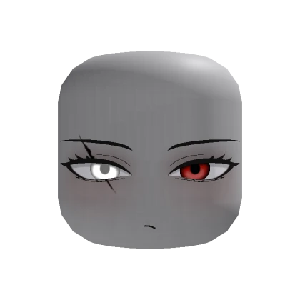 🍀Animated Bored Face (Glowing White Red)