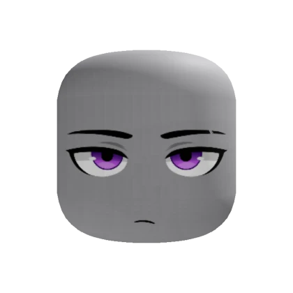 Bored Face (purple)