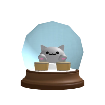 Bongo Cat Snow Globe