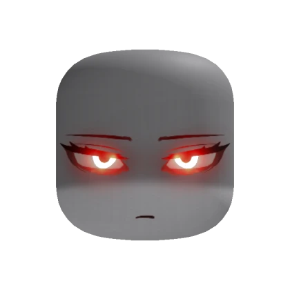 Shadowed Revenge Look Face Red Glowing Eyes