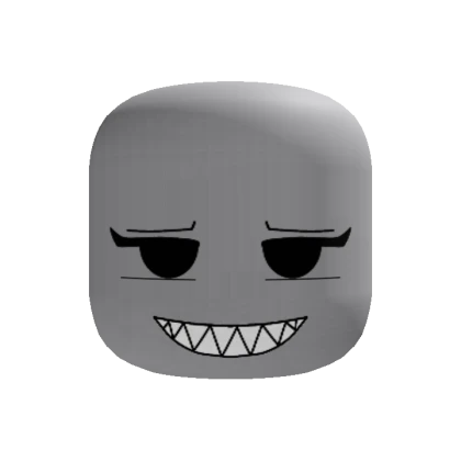 Shark Teeth Chibi Toon Face