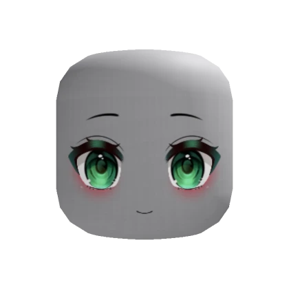 Cute Kawaii Emerald Chibi Anime Face