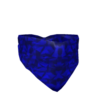 Blue Sparkle Time Bandana