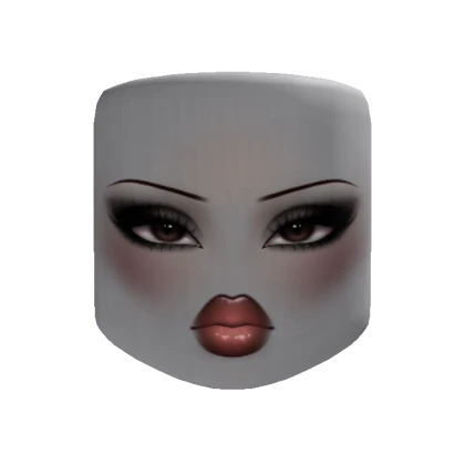 2000's Diva Makeup Face (Customizable Skin)