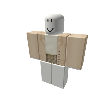 Beige Outfit w/ Trench Coat Sleeves
