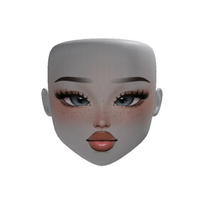Preppy Freckled Popular Makeup Face (Customizable)