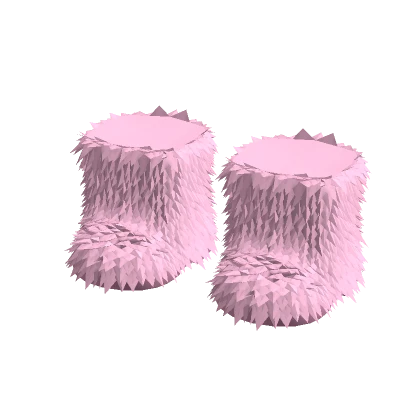 y2K Pink Fur Fluffy Boots 3.0