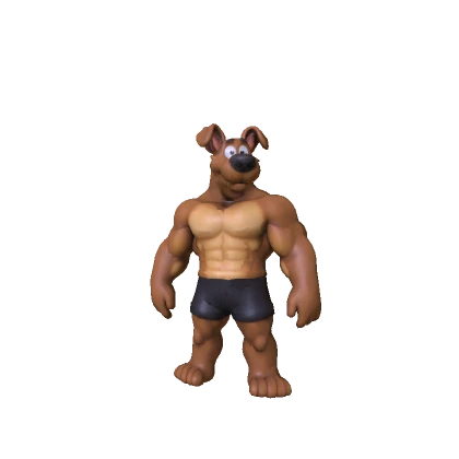 Buff Scooby Dog