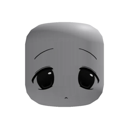 big eyed moe chibi face