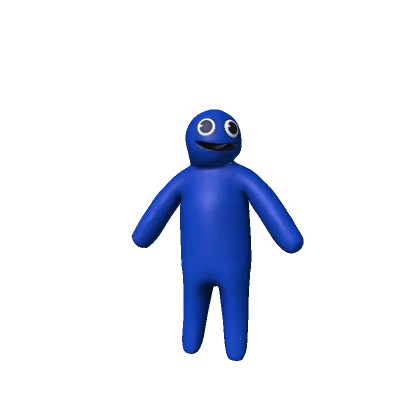 Happy Blue Plushie Friend