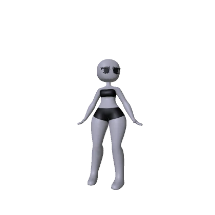 Cutie Woman Doll Chibi v4 (recolorable)
