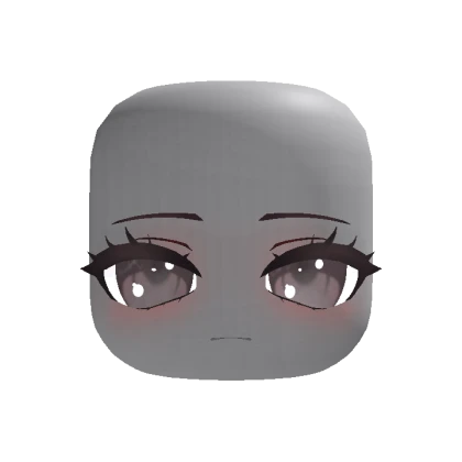 Animated Chibi Doll Sleepy Face - Light Brown