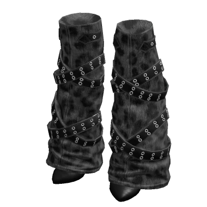BB Cheetah Leg Warmers & Boot
