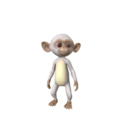🤍 White Baby Monkey 🤍 Funny Meme Troll Animal